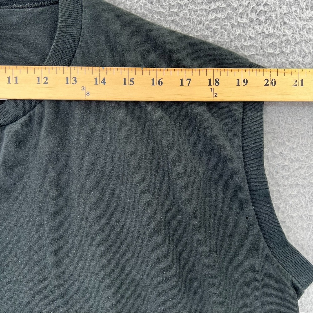 Vintage‎ 90's Mens Black  Tank Top Men XL Made in USA READ Jerzees READ - Picture 5 of 13